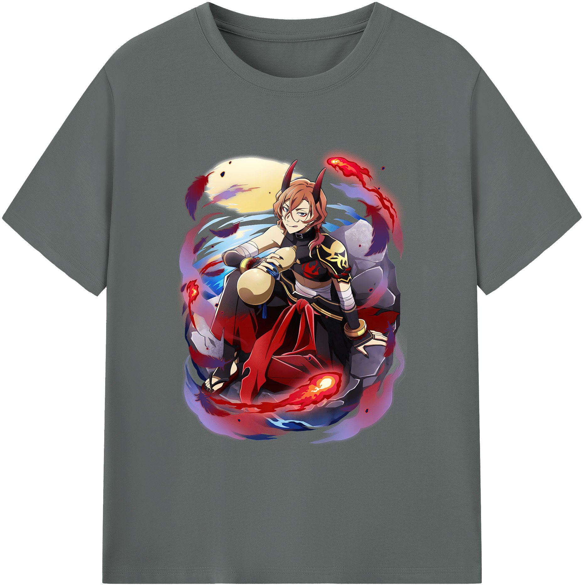 （画像用） 文豪ストレイドッグス Bungo Stray Dogs 綿100％ メンズ半袖Tシャツ｜肌触りやわらか＆通気性